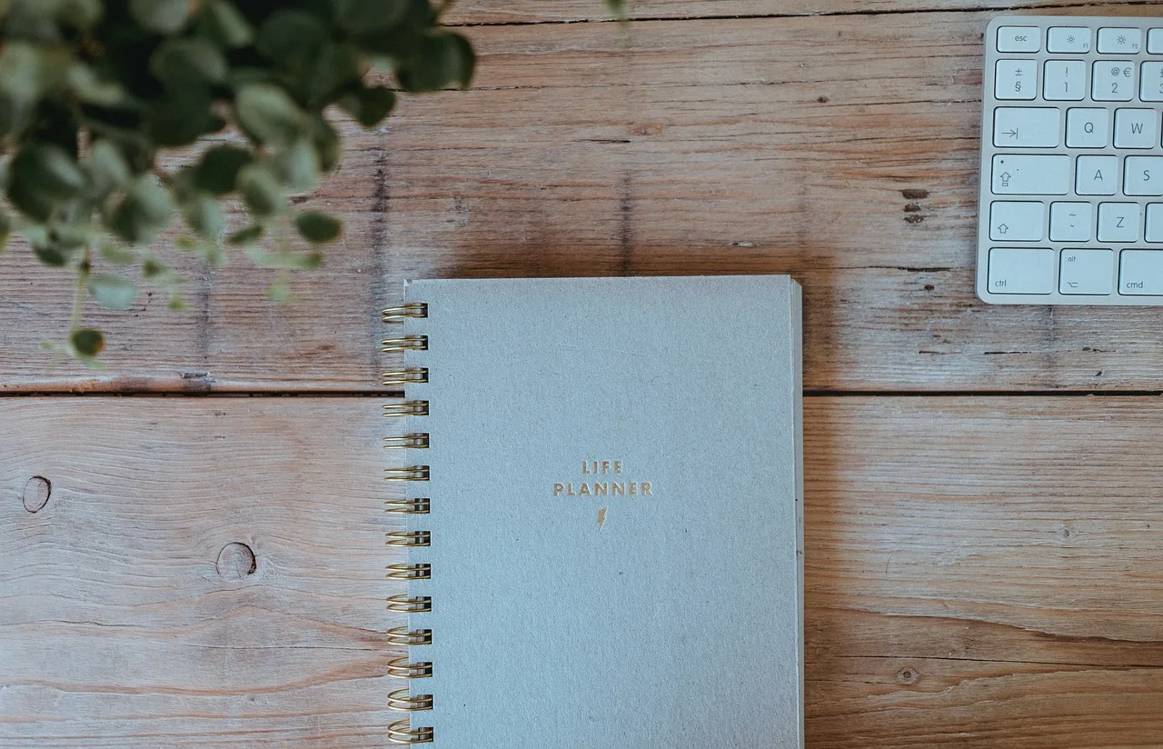 wooden, table, notebook, planner, office, business, keyboard, planner, planner, planner, planner, planner