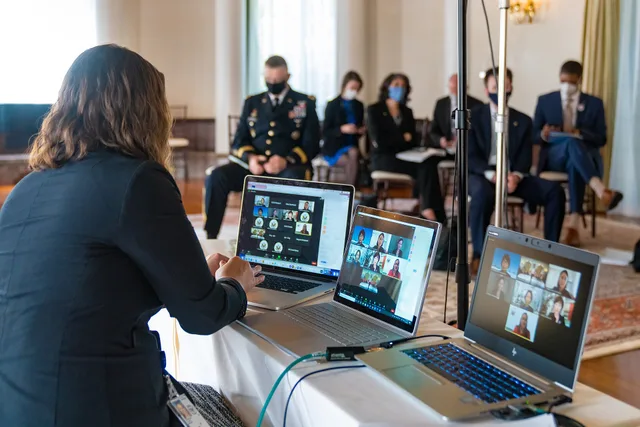 Secretary of State Antony J. Blinken participates in a virtual meeting with women entrepreneurs, in Tokyo, Japan on March 16, 2021. [State Department photo by Ron Przysucha/ Public Domain]. A method for reviewing women founder funding options and its limits