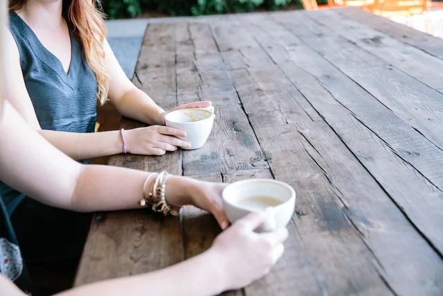 people, girls, women, coffee, drink, unwind, relax, talking, friend, wooden, talking, talking, talking, talking, talking. Nine roles a women founder funding service needs, with clear decision rights